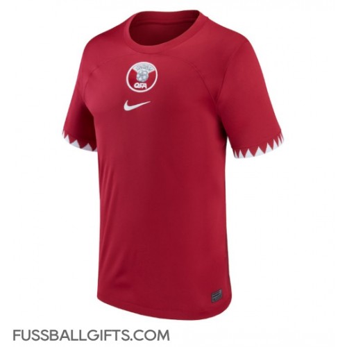 Katar Fußballbekleidung Heimtrikot WM 2022 Kurzarm